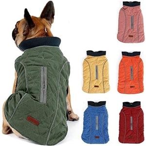 Doglemi Puffer dog jacket..ORANGE